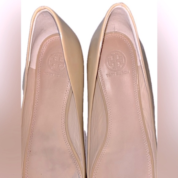 Tory Burch Patent Leather Bow Accents Ballet Flats Women's Size: 9.5M - Picture 11 of 16
